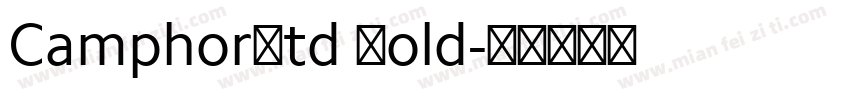 CamphorStd Bold字体转换